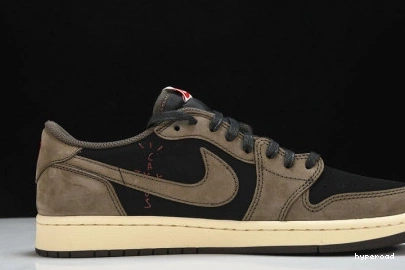 Hyperoad AIR DARK 1 MOCHA LOW JORDAN TRAVIS SCOTT 1017